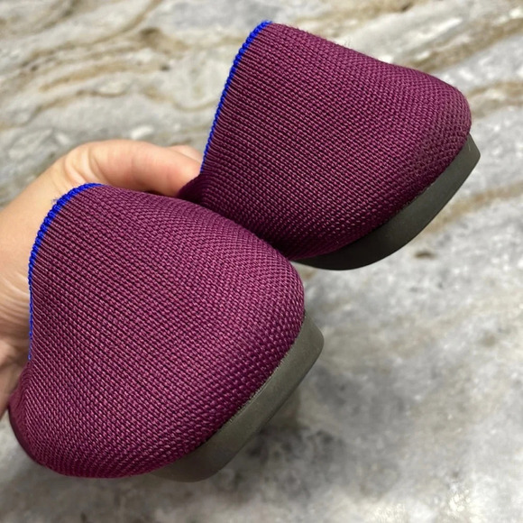 Rothy's The Pointed Toe Ballet Flats in Orchid Retired Color Size - Picture 8 of 11